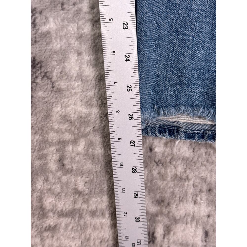 Mother Jeans 28 Womens The Tomcat Ankle Quite Contrary Distressed Wash Denim - Picture 5 of 11